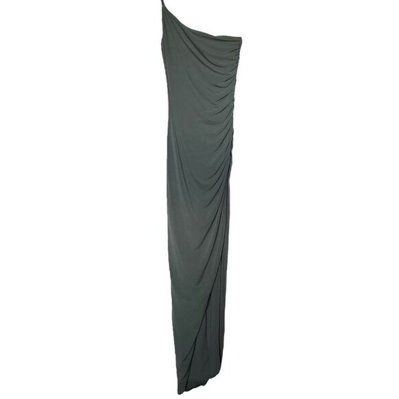 Nookie Aria One‎ Shoulder Gown in Khaki - Picture 2 of 8